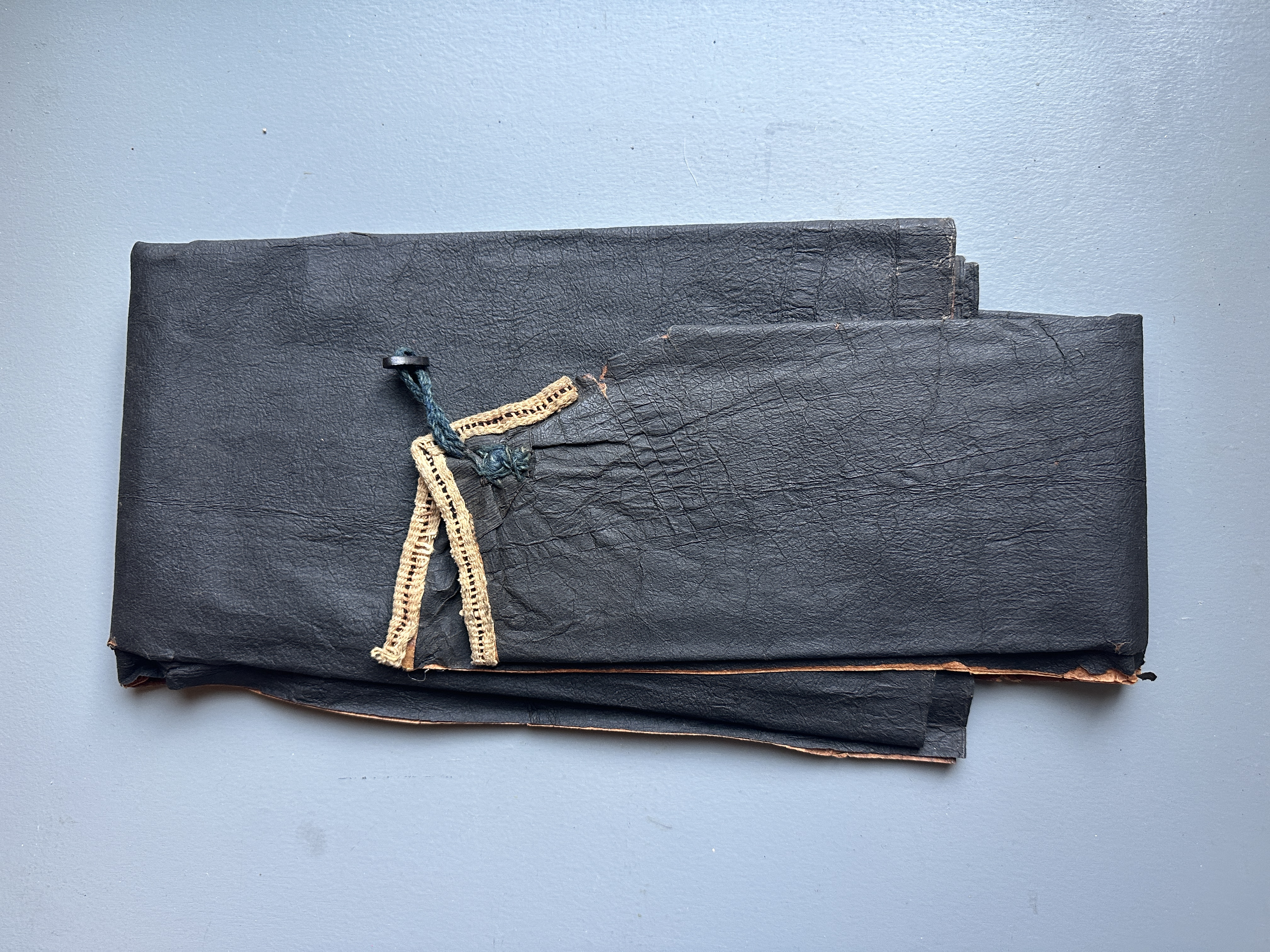 19th century persimmon-dyed raincoat